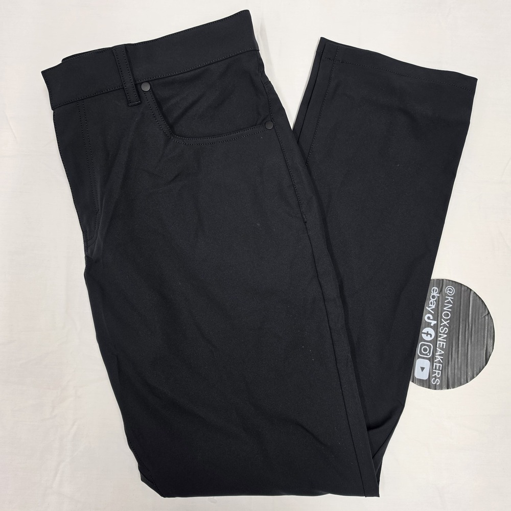 Nike Tour 5-Pocket Slim-Fit Black Golf Pants FD5615 010 Men's Size 34x32